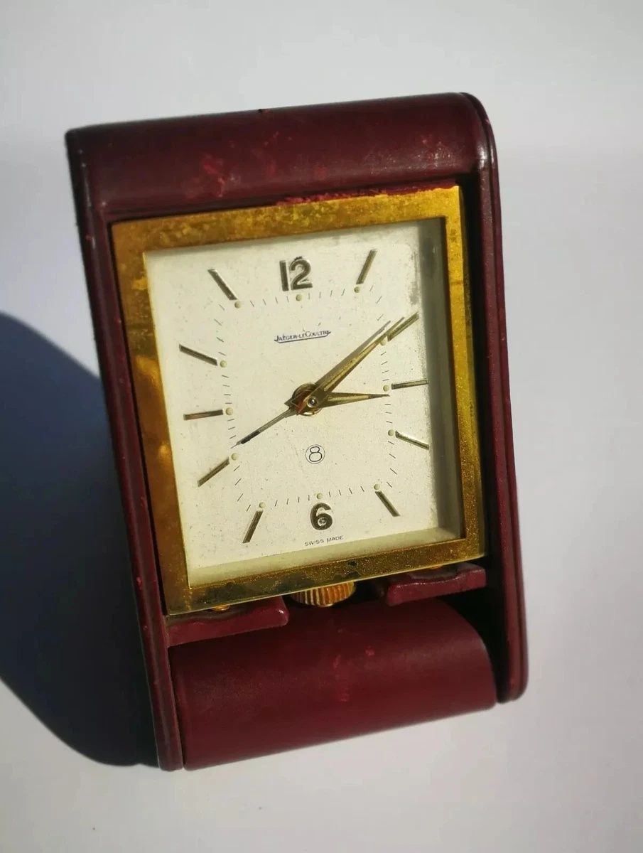 Jaeger Lecoultre 8 Day Travel Alarm CEAS de Masa Ref.365 884 Functiona