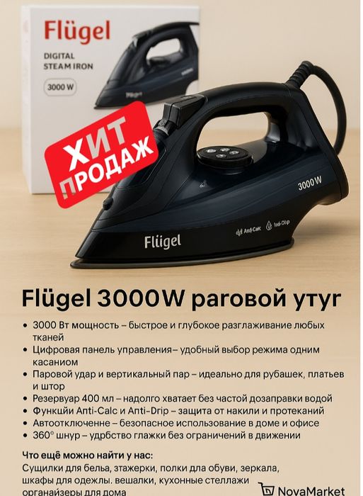 Flügel 3000W parovoy utug