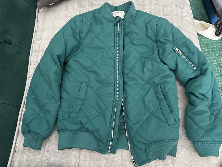 Geaca Reserved copii 134 cm si geaca verde 128 cm