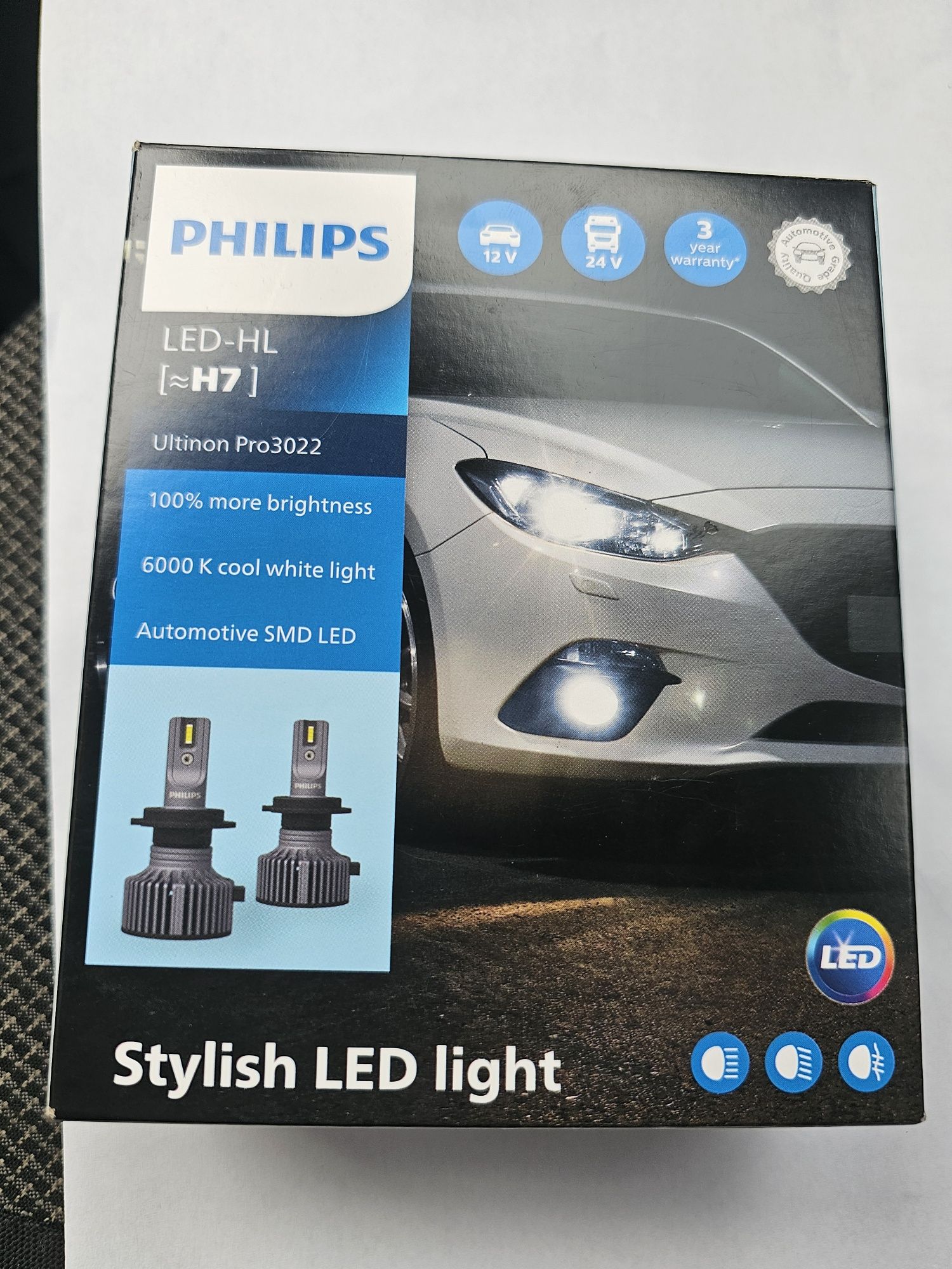 LED крушки Philips H7