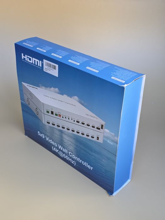 Controler video wall GKRONG 4K 60HZ 5x9, 4 intrări HDMI / 1 DP, 10 ieș