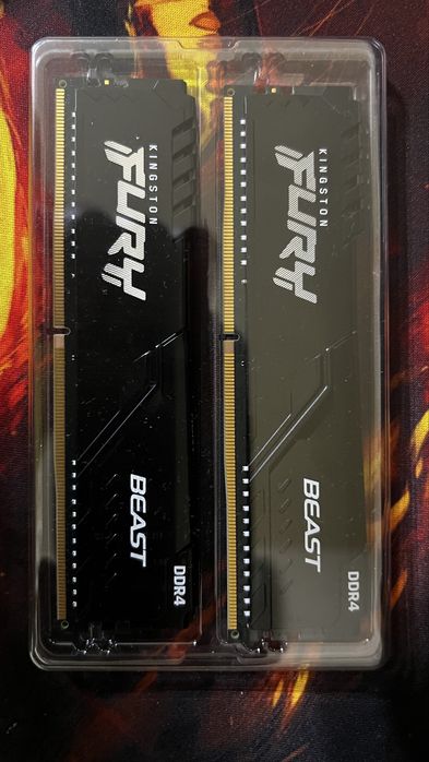 KINGSTON FURY 16GB Beast DDR4 3200MHz CL16 KIT KF432C16BBK2/16