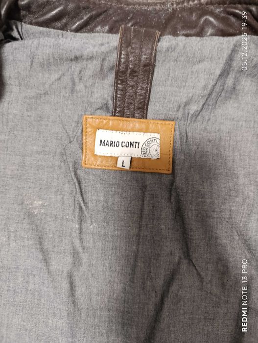 MARIO CONTI''оригинално мъжко кожено яке М размер