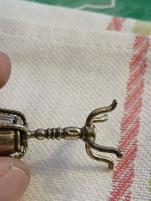 Miniatura argint masiv 800