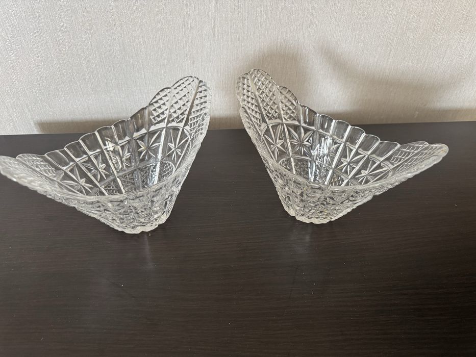 Хрустальные вазы СССР 2шт