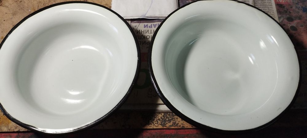 Тарелки эмалированные