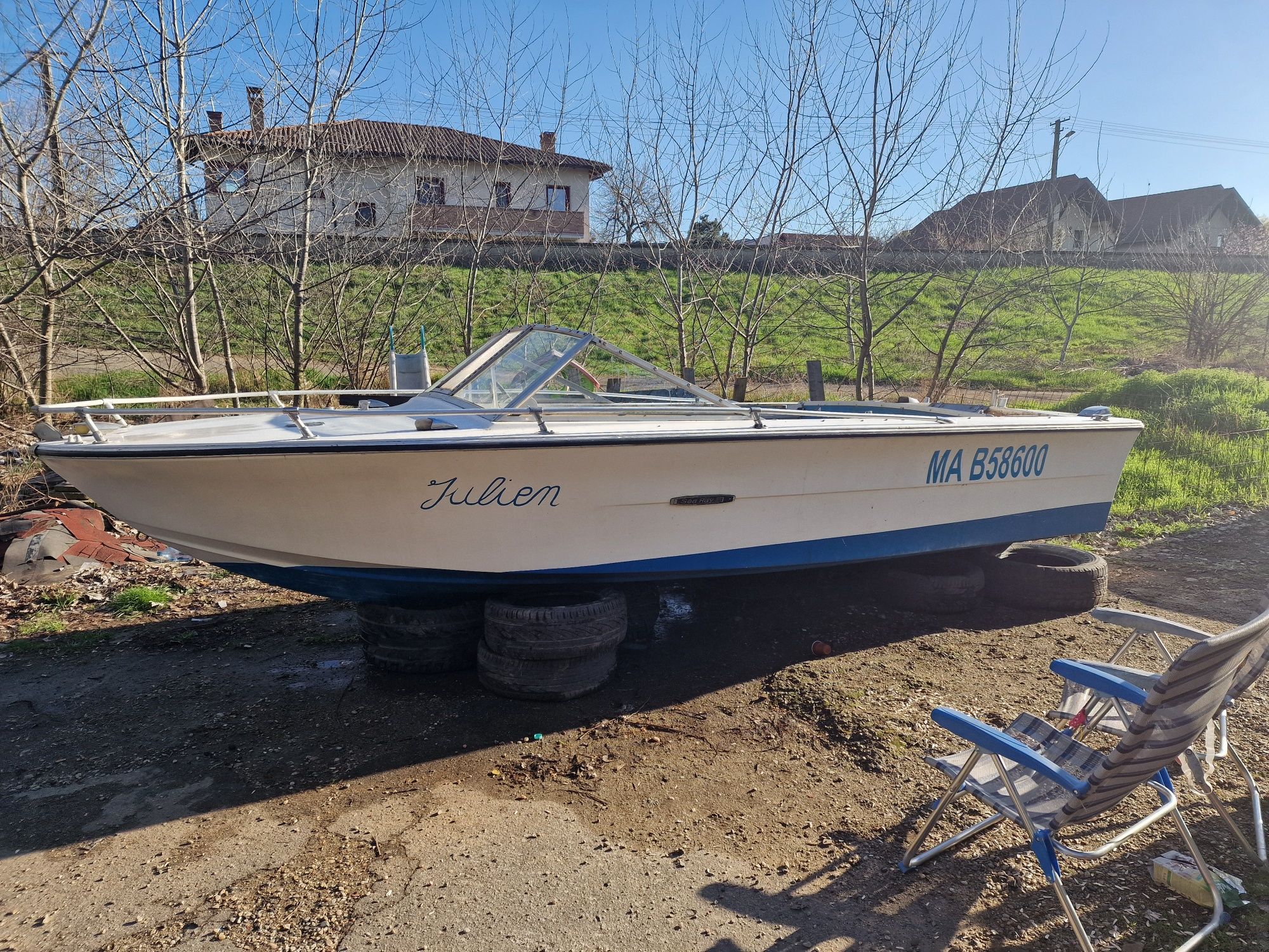 Barca searay salupa sea ray 6 metrii acte Franța