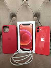 Iphone 12 Mini Red, 128 GB, USB -C, коробка + чехол