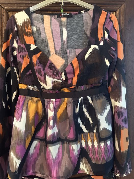 Костюм на Morgan коприна с трикотаж