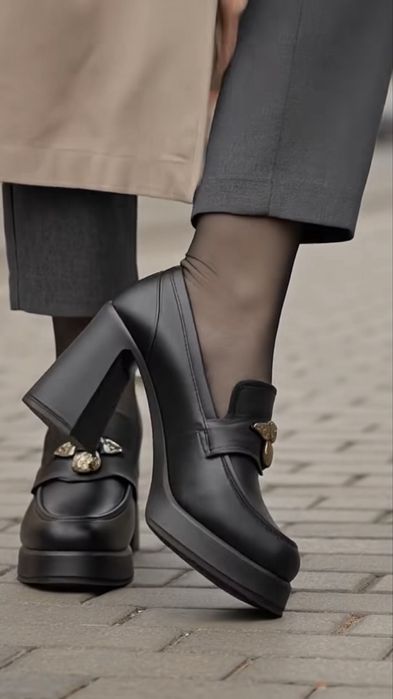 Pantofi dama din piele naturala