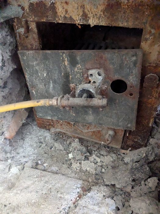 Печь для бани в хорошем состоянии