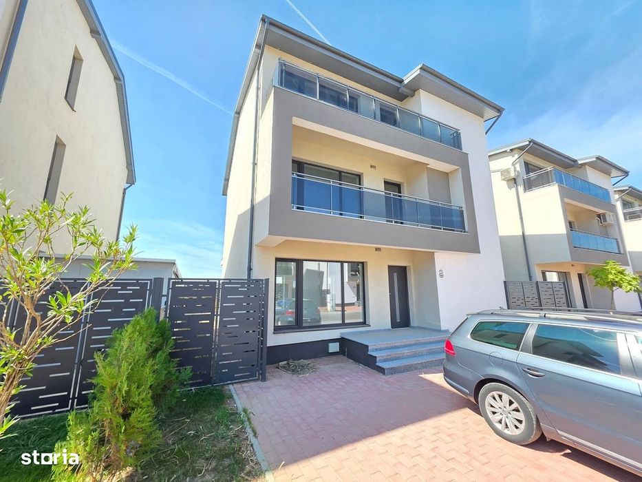 Vila 5 camere 3 bai P+1E +M cu teren 570 mp. Măgurele-Ilfov