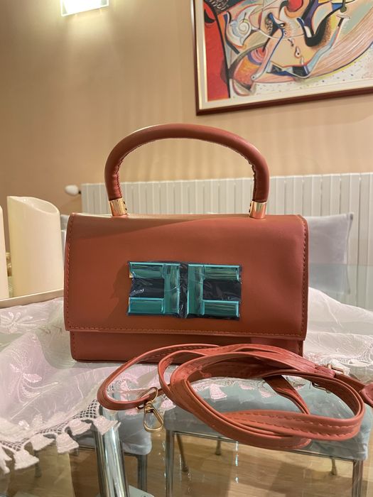 Чанта Elisabetta franchi кафява