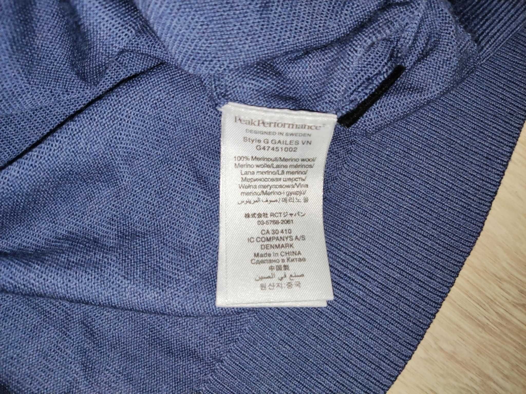 Peak Performance V N Jumper 100% Merino, мъжки пуловер, блуза, man, XL