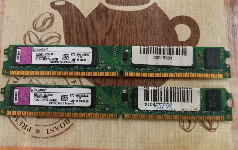 Kingston 2+2GB DDR2 800Mhz