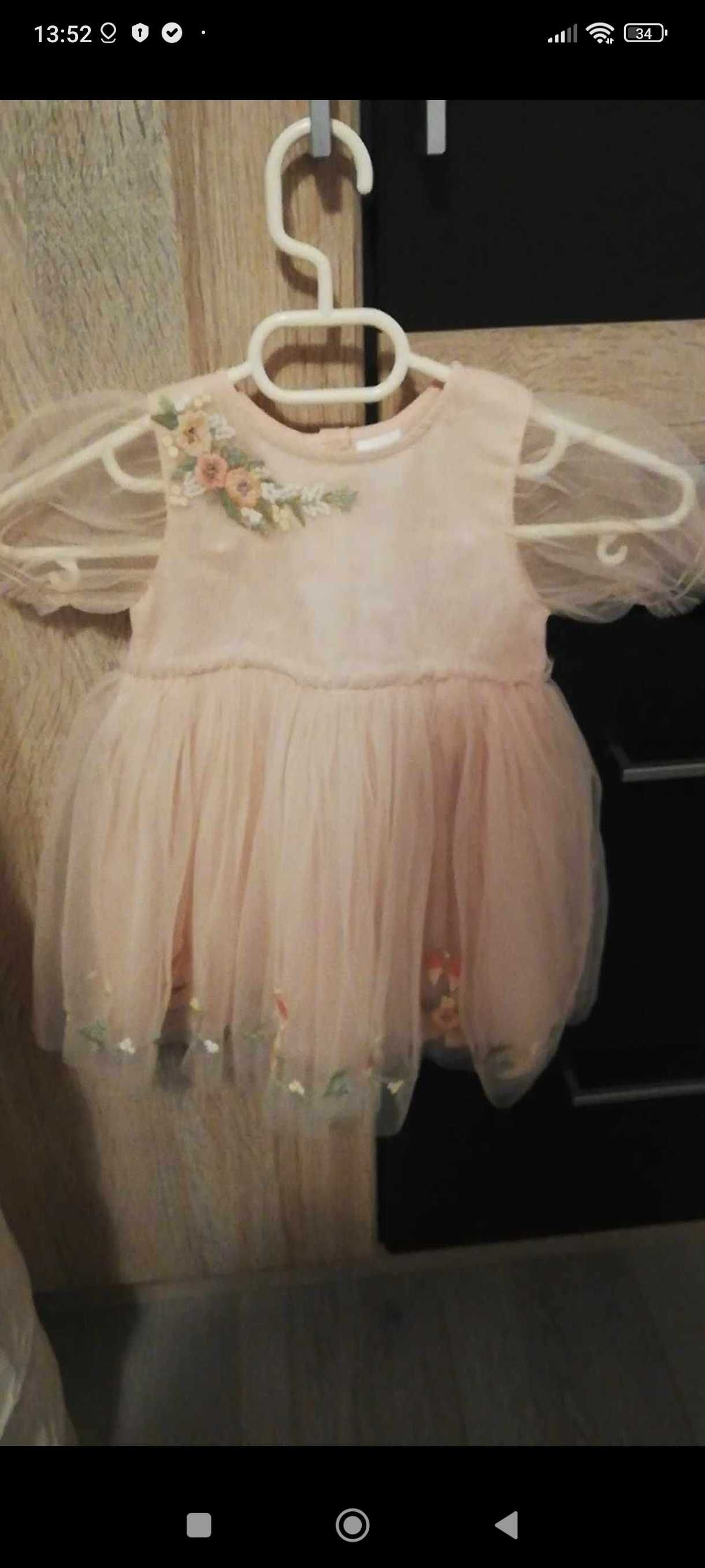 Официална бебешка рокля Next 12-18м