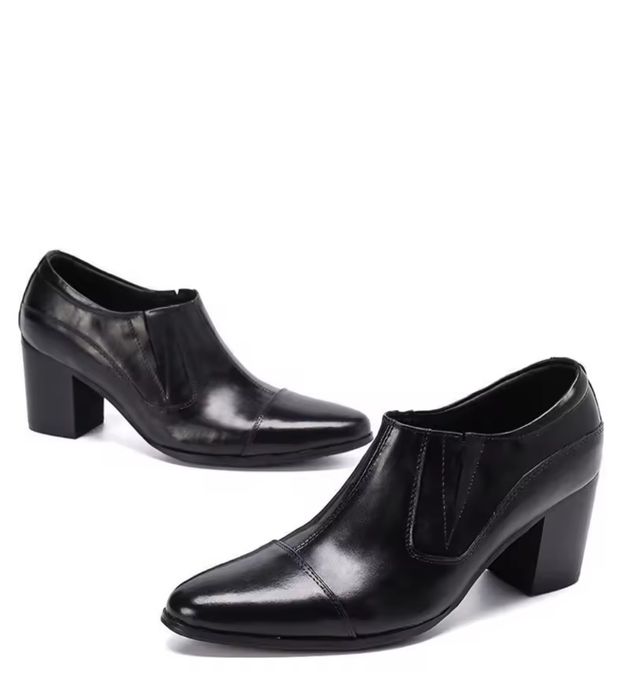 Pantofi de Dans Profesionist pentru Barbati toc Inalt