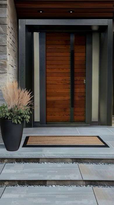 Входна врата за външни условия-Double cedar