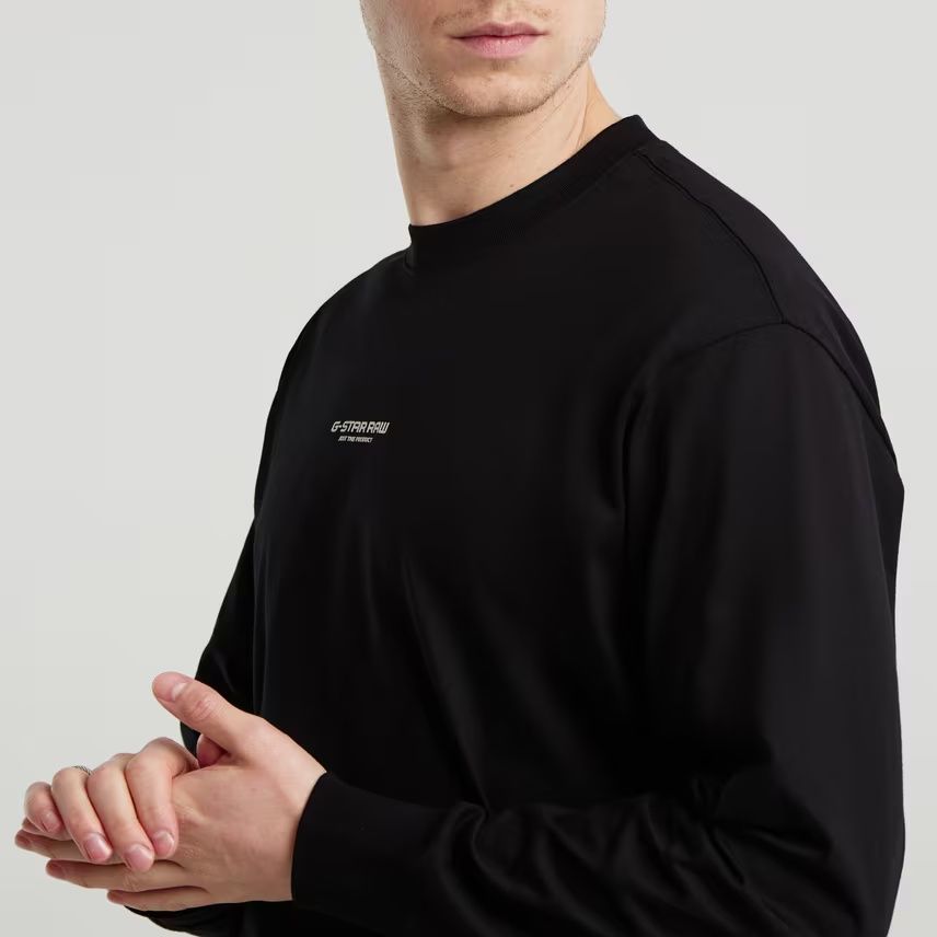 Оригинална блуза G-Star Raw Center M Oversized нова мъжка черна фланел