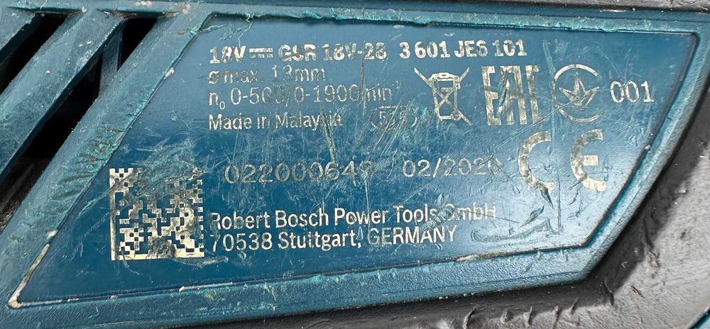 BOSCH GSR 18V-28 - Акумулаторен винтоверт боди 18V