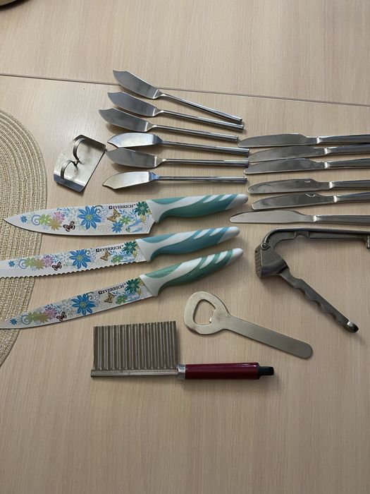 Ножи  чеснокодавилка