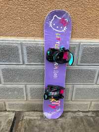 placa noua snowboard hello kitty L125
