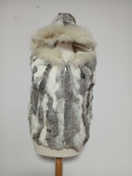 Дамски елек от заешка кожа Saint Tropez