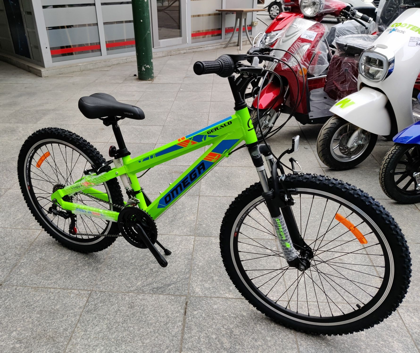 Bicicleta OMEGA Gerald 24" Aluminiu, Shimano 21 viteze, NOU 2023 DELUX