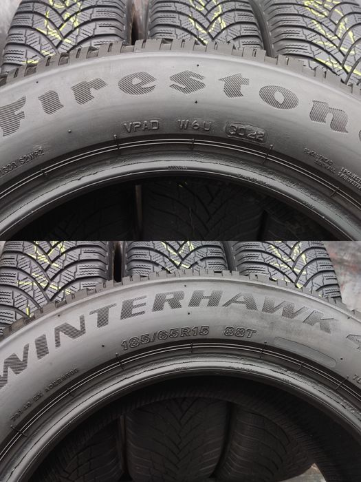4бр. зимни гуми 185/65/15 Firestone Winter Hawk 4
dot22