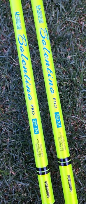 Set 2 Lansete Feeder Carbon 3,90m,180 gr+2 Mulinete 6000+Suporti