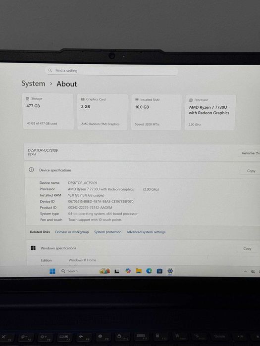 Kuchli Igravoy Noutbuk MSI Thin