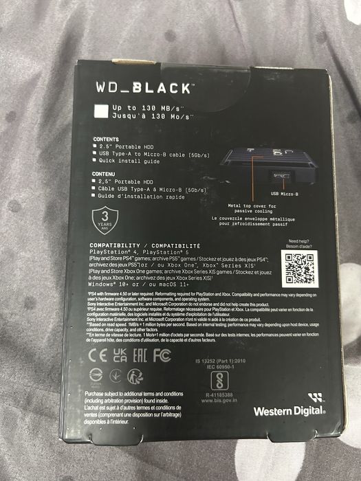 Unitate de stocare externa WD_Black  P10 game drive western digital