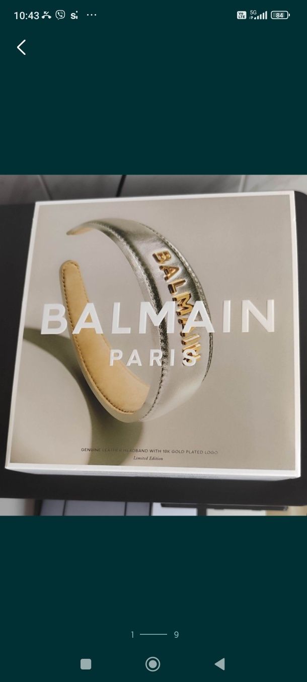 Чисто нова диадема на Balmain