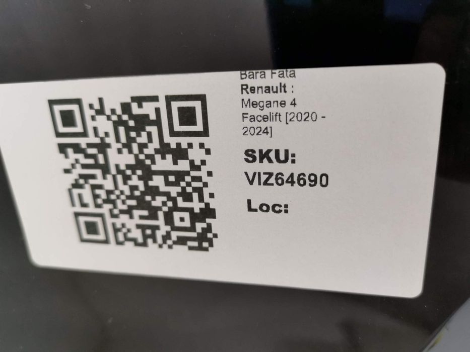 Предна броня Рено Меган 4 Фейслифт Оригинална / Renault Megane 4 Facel