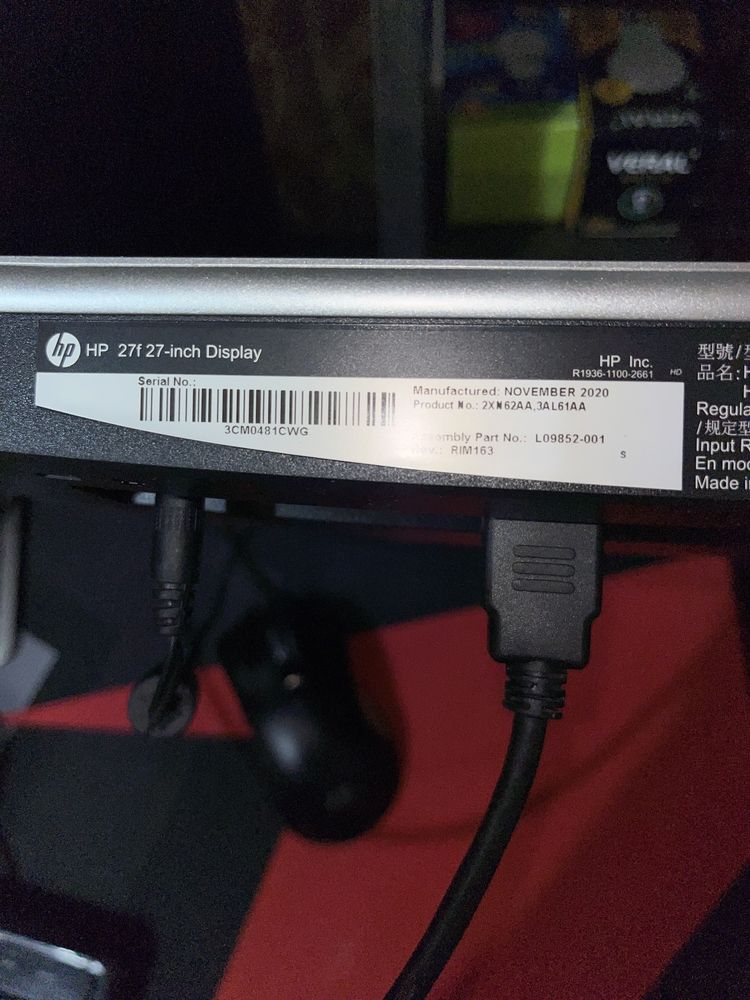 HP 27f 27-inch Display
