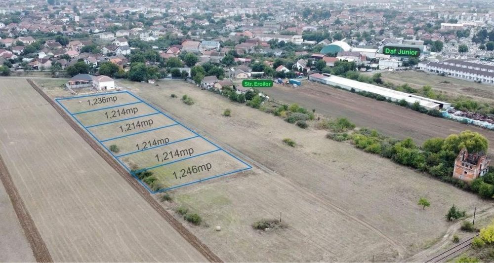 proprietar vand parcela DE CASA/BLOC 1236 mp