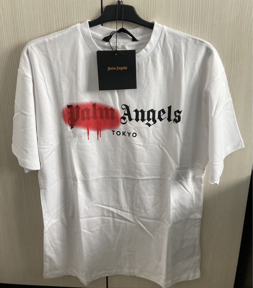 Tricou Palm Angels Red Spray