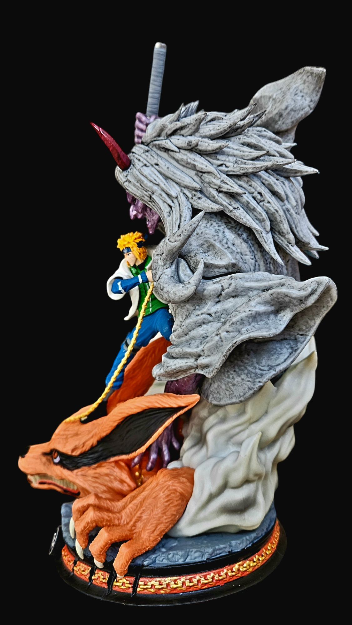 Фигура Naruto - Minato Namikaze x Kurama 30cm