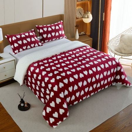 Set patura cu blanita + 2 fete perne