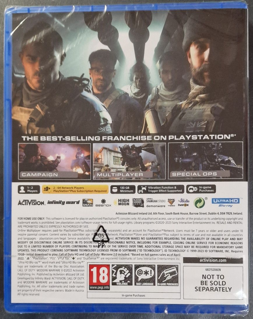 Joc Call of Duty: Modern Warfare II, Activision, Playstation 5