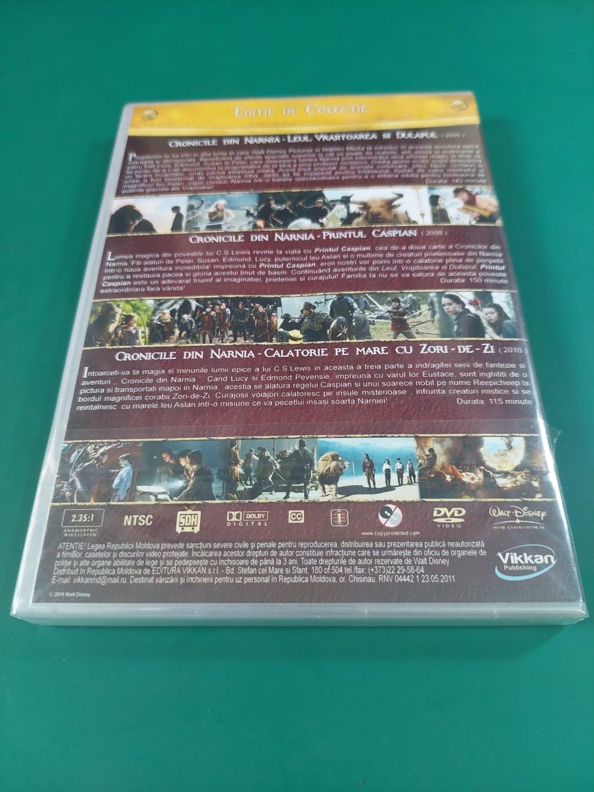Cronicile din Narnia Colectie - DVD - 3 Flime - subtitrate in romana