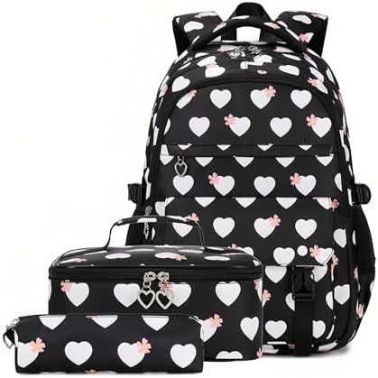 Нова сладка Детска раница с несесер и чанта за обяд – 3 в 1 комплект