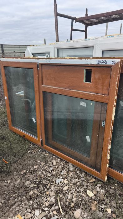 Geam Termopan Stejar Auriu 199/126 și 187/126 H