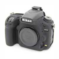 Easycover husa silicon neagra Nikon D750