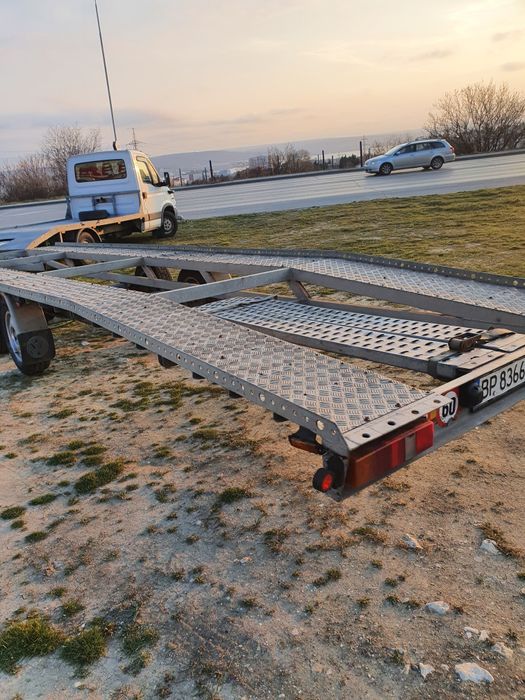 Платформа Двойна Под Наем за превоз на автомобили и строителна техника
