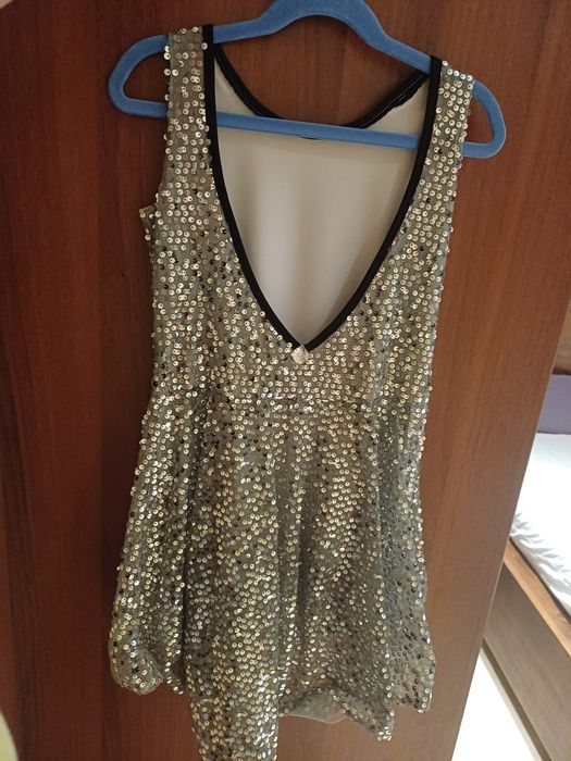 Rochie latino dans sportiv argintie