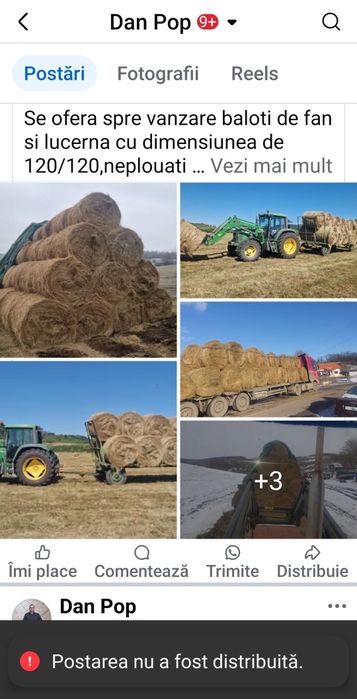 Baloti de fan si lucerna 120/120 2 categorii!