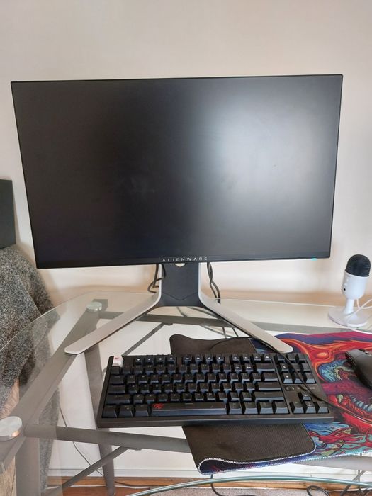 Monitor Gaming LED IPS Dell Alienware 24.5'', FHD, 240Hz, 1ms, G-SYNC®