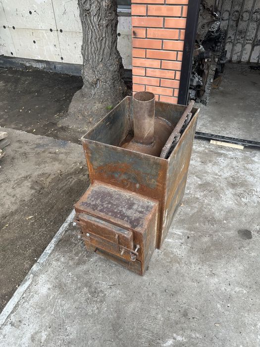 Новая банная печка
