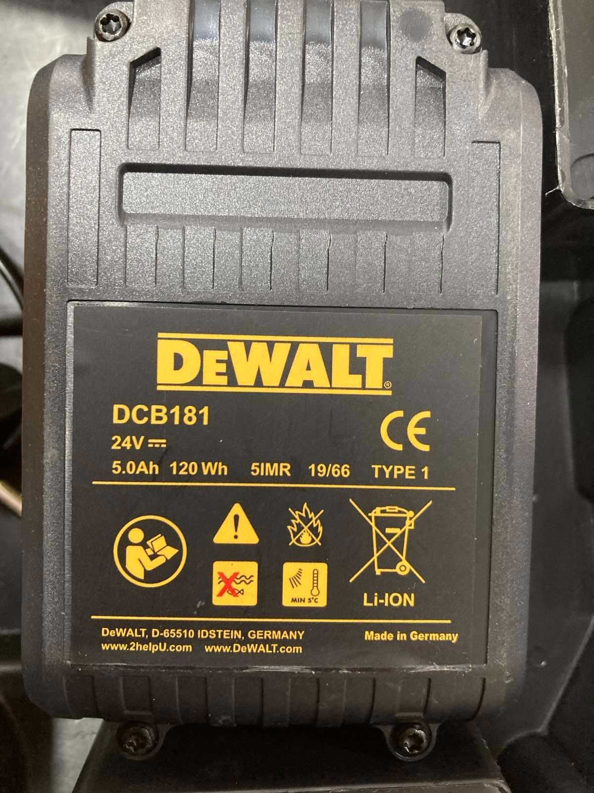 Ъглошлайф Dewalt DCG 405 2 бр. батерии